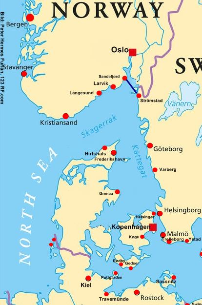 Download Kristiansand Kart Norge Gif